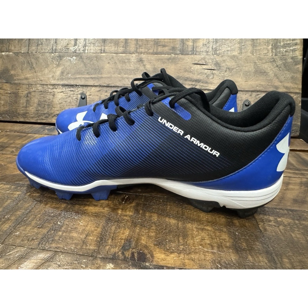 Under Armour UA Leadoff Low RM Baseball Cleats- Men's Shoe Size 12 Blue Used - Picture 8 of 10